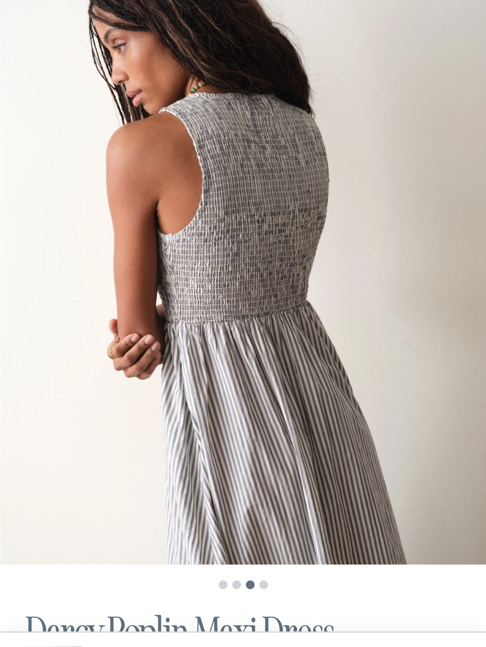 Marine Layer Darcy Poplin Maxi Dress - Picture 3 of 9